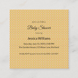 Niedliches Boho Baby Duschgeschlecht neutral, anpa Quadratische Visitenkarte