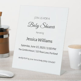 Niedliches Boho Baby Duschgeschlecht neutral, anpa Sockelschild