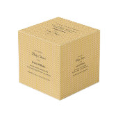 Niedliches Boho Baby Duschgeschlecht neutral, anpa Würfel (Rückseite Schrägansicht)