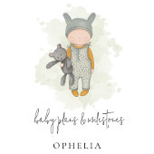 Niedliches Boho Baby plant Meilensteine Planer