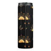 Niedliches Boho Celestial Nahtloses Muster Persona Thermosbecher (Rückseite)