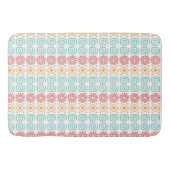 Niedliches boho chic geometrisches Muster Badematte (Vorderseite)