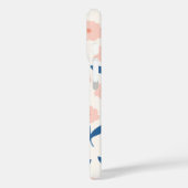 Niedliches Boho Chic Pink-Blume-Muster Case-Mate iPhone Hülle (Rückseite / Links)