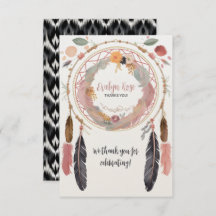 Niedliches Boho Dreamcatcher Baby Dusche Party