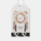 Niedliches Boho Dreamcatcher Baby Dusche Party Geschenkanhänger (Vorderseite)