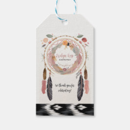 Niedliches Boho Dreamcatcher Baby Dusche Party Geschenkanhänger