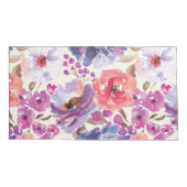 Niedliches boho floral Design Kissenbezug (Rückseite)