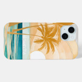 Niedliches Boho Gold Abstrakt Beach Landschaft mit Case-Mate iPhone Hülle (Rückseite (Horizontal))