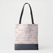 Niedliches Boho Rainbow Grocero Tasche (Vorderseite)
