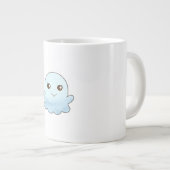 Niedliches Boo Design Trendy Einzigartig Jumbo-Tasse (Vorderseite Rechts)