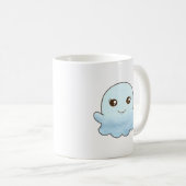 Niedliches Boo Design Trendy Einzigartig Kaffeetasse (VorderseiteRechts)