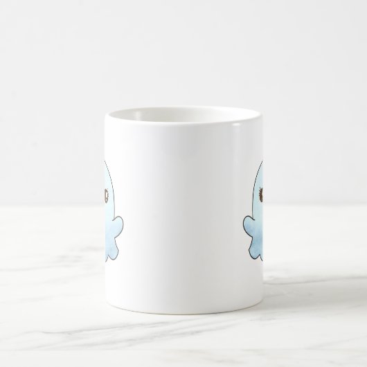 Niedliches Boo Design Trendy Einzigartig Kaffeetasse (Mittel)