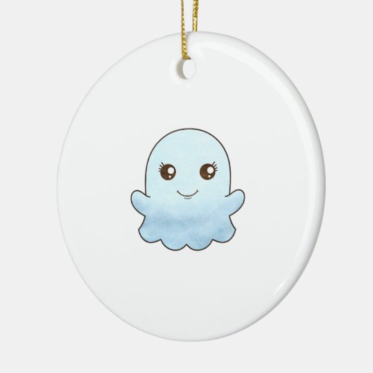 Niedliches Boo Design Trendy Einzigartig Keramik Ornament (Links)