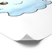 Niedliches Boo Design Trendy Einzigartig Poster (Ecke)