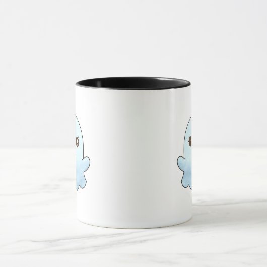Niedliches Boo Design Trendy Einzigartig Tasse (Zentrum)