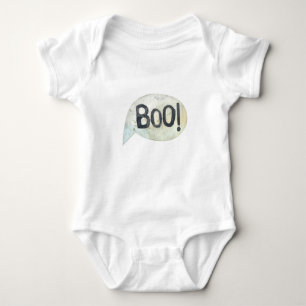 Niedliches Boo Halloween-Kostüm Baby Strampler
