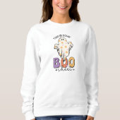 Niedliches BOO-SHEED Halloween Sweatshirt (Vorderseite)