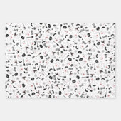 Niedliches Boo Spooky Ghost Halloween Pink Girl Geschenkpapier Set (Vorderseite)