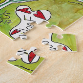 Niedliches Boston Terrier Puzzle - 520 Stück (Seite)