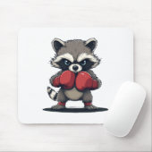 Niedliches Boxraccocktail für Sport und Handschuhe Mousepad (Mit Mouse)