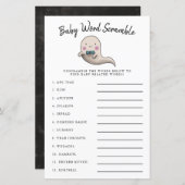 Niedliches Boy Ghost Baby Word Scramble Game (Vorne/Hinten)