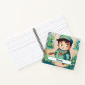 Niedliches Boy Scout-Notebook mit individualisierb Notizblock (Innenseite)