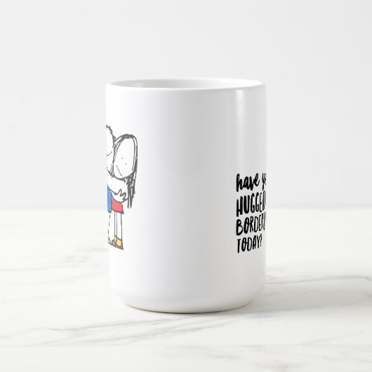 Niedliches BPD-Bewusstsein| Schleppen einer Grenze Kaffeetasse (Mittel)