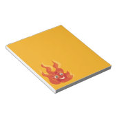 Niedliches Brandzeichen Notizblock (angewinkelt)
