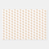 Niedliches Braun Bunny Rabbit - transparente Muste Geschenkpapier Set (Vorderseite 3)