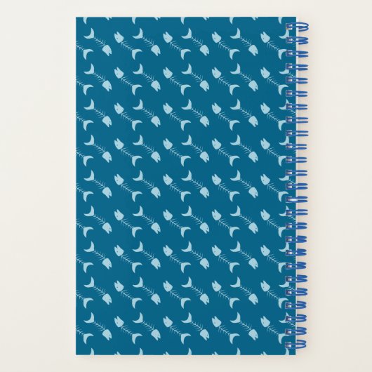 Niedliches Braunbär-Spiralfeuer Notizblock (Rückseite)