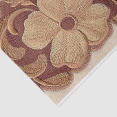 niedliches braunes beige Cowgirl-Westernland mit Seidenpapier (Ausschnitt)