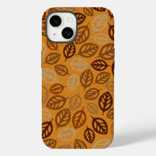 Niedliches braunes Blätter Case-Mate iPhone 14 Hülle