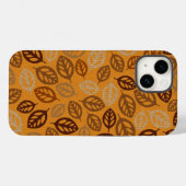 Niedliches braunes Blätter Case-Mate iPhone Hülle (Rückseite (Horizontal))