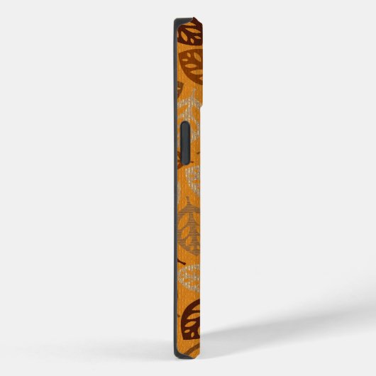 Niedliches braunes Blätter Case-Mate iPhone Hülle (Rückseite / Rechts)