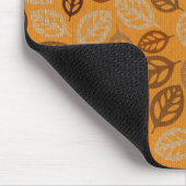 Niedliches braunes Blätter Mousepad (Ecke)