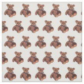 niedliches braunes Teddybärn-Kinderzimmer Stoff (Muster)