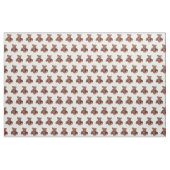 niedliches braunes Teddybärn-Kinderzimmer Stoff (Fat Quarter (45,7 x 55,9 cm))