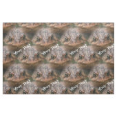 Niedliches braunes Toad-Gesicht Tiermuster Stoff (Fat Quarter (45,7 x 55,9 cm))