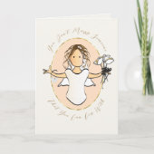 Niedliches Brautparty wünscht Herzlichen Glückwuns Karte (Vorderseite)