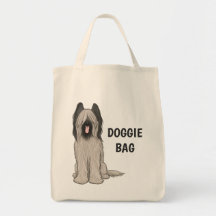 Niedliches Briard mit kundenspezifischem Text