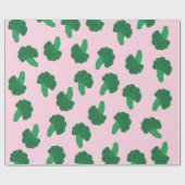 Niedliches Broccoli Wrapping Paper Geschenkpapier (Flach)
