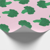 Niedliches Broccoli Wrapping Paper Geschenkpapier (Ecke)