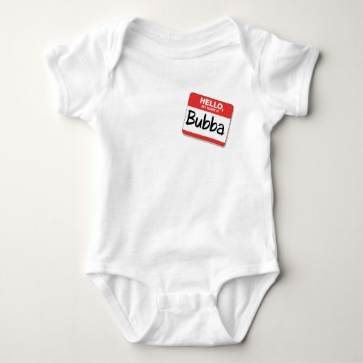 Niedliches Bubba-Design - Südlicher Spaß Baby Strampler (Vorderseite)