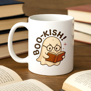 Niedliches Buch Reading Ghost Funny Bookworween Ha Kaffeetasse