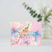 niedliches Budget BABY SHOWER Einladung (Stehend Vorderseite)