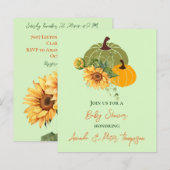 Niedliches Budget Pumpkin Sonnenblumen Gelbe Babyd (Vorne/Hinten)