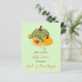Niedliches Budget Pumpkin Sonnenblumen Gelbe Babyd (Stehend Vorderseite)