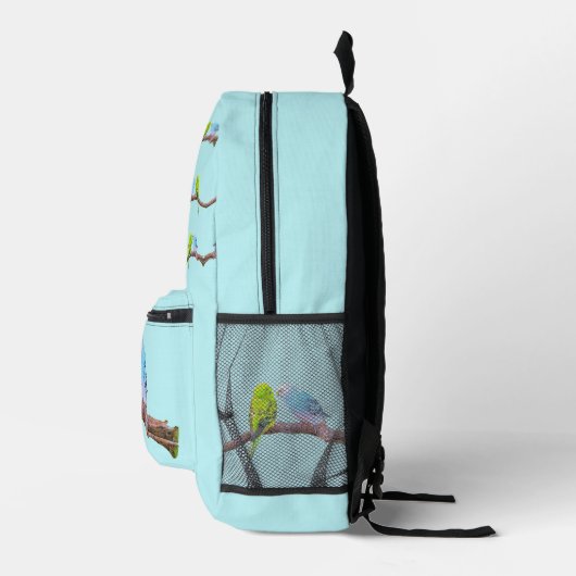 Niedliches Budgethilfepaar - personalisierbare Kin Bedruckter Rucksack (Rechts)
