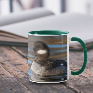 Niedliches Büffelköpfchen am Sonnenteich Tasse