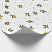 Niedliches Bumble Wrapping Paper Geschenkpapier (Ecke)